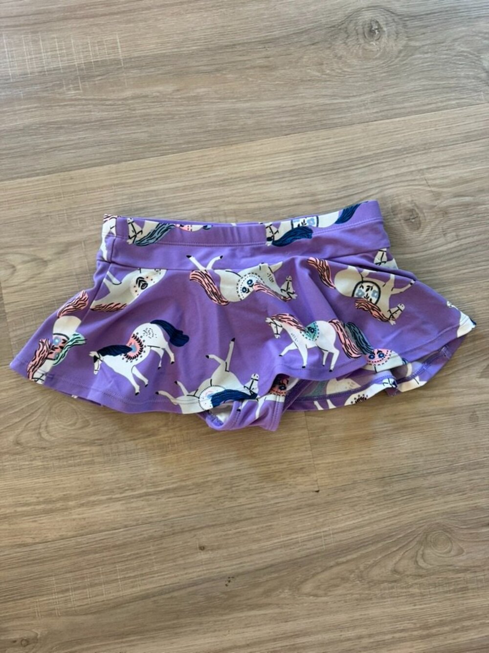 Hanna Andersson Swim skirt summer Size 120 6 7 6x unicorn horse